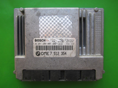 ECU Calculator motor Bmw 318 DME7512354 0261209005