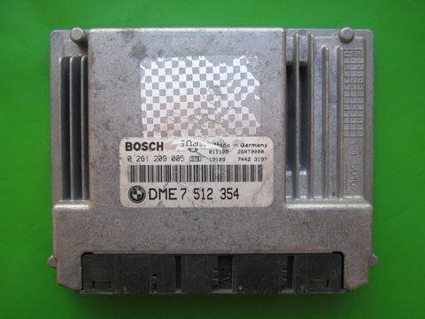 ECU Calculator motor Bmw 318 DME7512354 0261209005 ME9.2 E46 + }