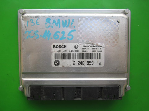 ECU Calculator motor Bmw 320D 2248959 0281001445 EDC15M E46