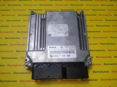 ECU Calculator motor Bmw 730D 0281011231, DDE7794904