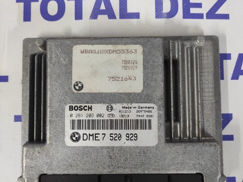 ECU Calculator motor Bmw 745 E65 cod DME7520929 0261209002