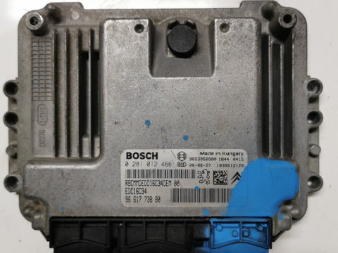 ECU Calculator motor Bosch, cod 9653958980, 0281012466, Peugeot 307 SW, (#C-R5)