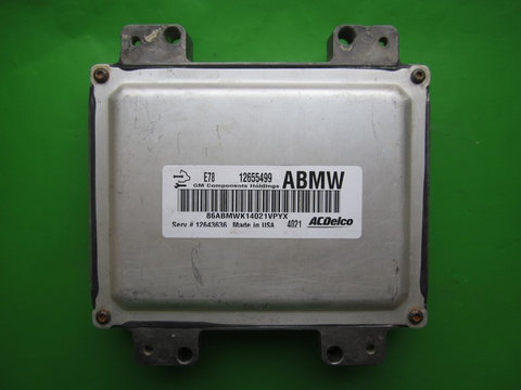 ECU Calculator motor Chevrolet Cruze 1.6 12655499 12643636 ABMW ACDELCO E78