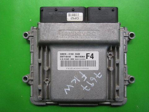 ECU Calculator motor Chevrolet Epica 2.0 96418364 5WY1B14I SIM2K-D160