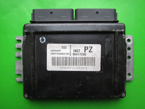 ECU Calculator motor Chevrolet Matiz 0.8 96417290 5WY5403F PZ Sirius D32