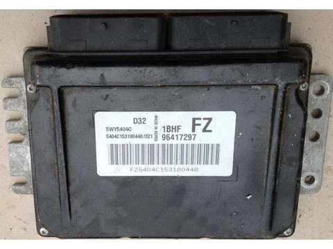 ECU Calculator motor Chevrolet Matiz 0.8 96417297 5WY5404C FZ Sirius D32 {