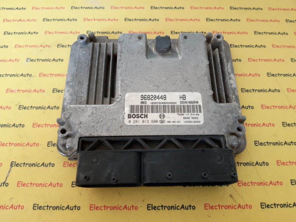 ECU Calculator motor Chevrolet Nubira 96820448 0281013600