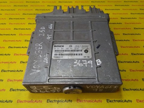 ECU Calculator motor Chrysler Voyager 2.5 tdi 0281001708, P04686661AC