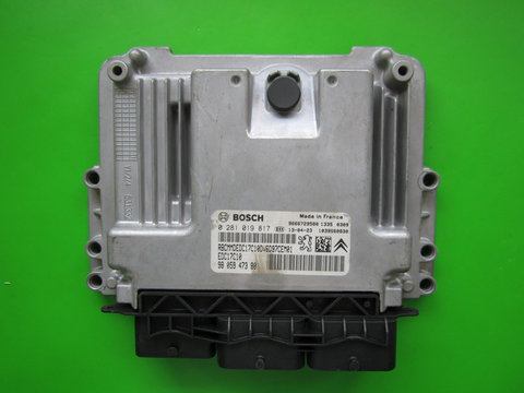 ECU Calculator motor Citroen Berlingo 1.6HDI 9805947380 0281019817 EDC17C10
