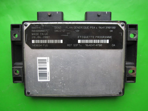 ECU Calculator motor Citroen Berlingo 1.9 9642414780 9641390180 DCN2