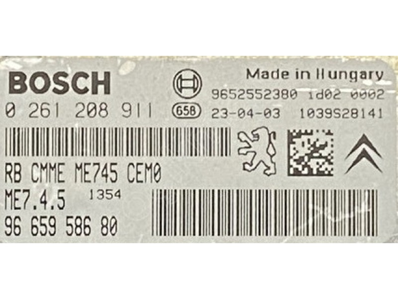 ECU Calculator motor Citroen C4 1.6 9665958680 0261208911 ME7.4.5 {