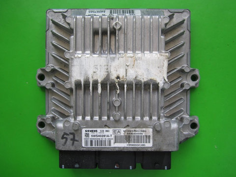 ECU Calculator motor Citroen C4 2.0 hdi 9658344580 5WS40281A-T SID803