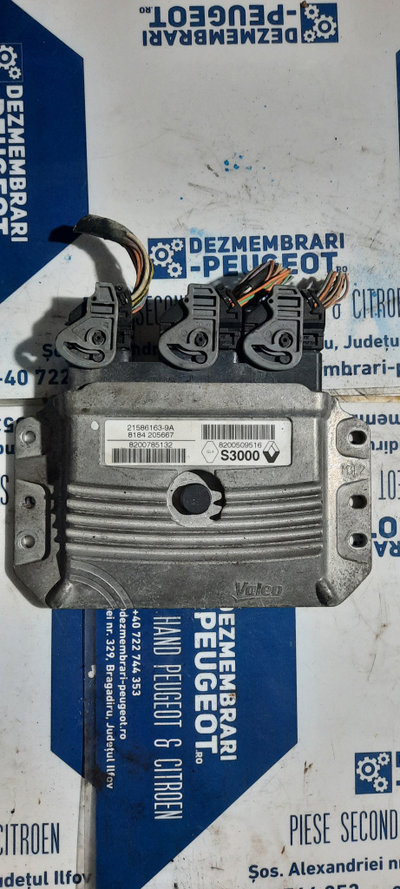 ECU Calculator motor, cod 8200509516, 8200785132, 