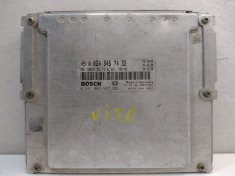 ECU Calculator Motor, cod A0245457432 Bosch Mercedes-Benz Vito W638 [1996 - 2003]