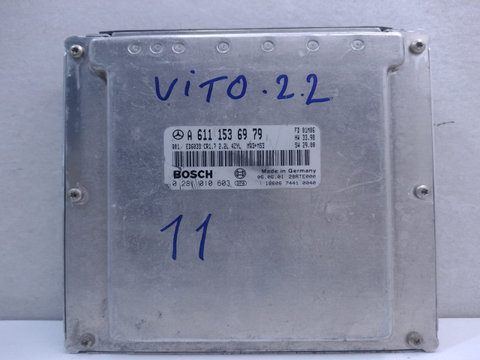 ECU Calculator Motor, cod A6111536979 Bosch A6111536979 Mercedes-Benz Vito W638 [1996 - 2003]