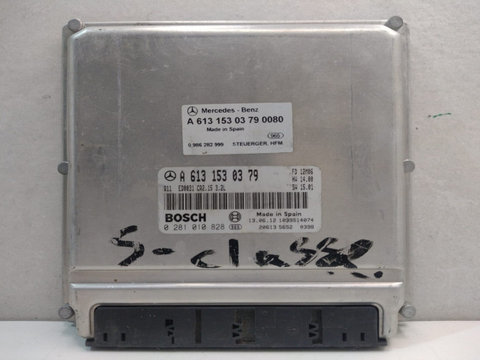 ECU Calculator Motor, cod A6131530379 Bosch Mercedes-Benz S-Class W220 [1998 - 2002] Sedan 4-usi S 320 5G-Tronic (224 hp)
