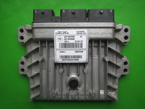 ECU Calculator motor Dacia Duster 1.5 dci 237102280R 28337245 DCM3.4
