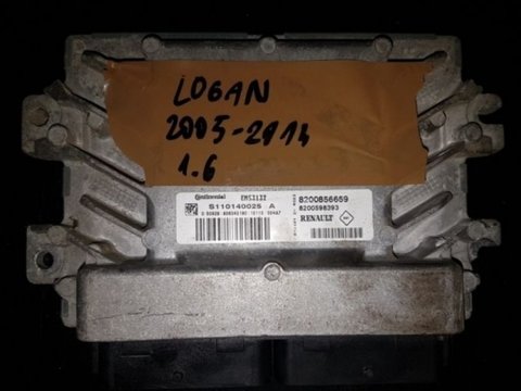 ECU Calculator motor Dacia Logan cod 8200 8566 59 8200 598 393