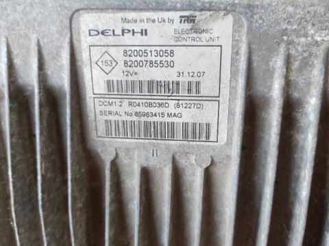 ECU Calculator Motor Dacia Logan/Renault Megane/Symbol. Motorizare 1.5D. Cod: 8200513058