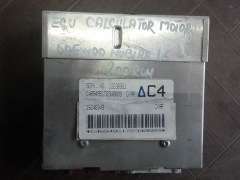 Ecu calculator motor Daewoo COD 16238981 16246949 09376339