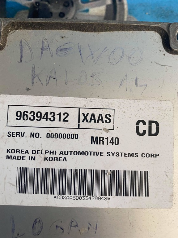 ECU Calculator motor Daewoo Kalos 1.4 96394312, XAAS, CD