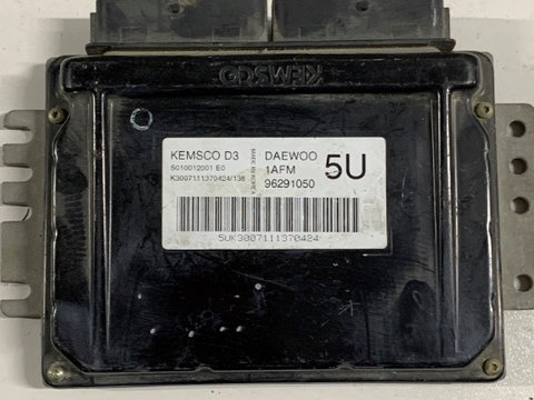 ECU / Calculator Motor Daewoo Matiz 0.8 96291050