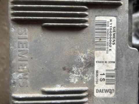 ECU Calculator motor Daewoo Matiz K115000002E 924206325 96351734