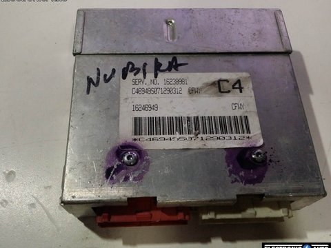 ECU Calculator motor Daewoo Nubira 1.6 16238981 C4 CFWY