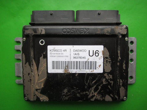 ECU Calculator motor Daewoo Nubira 1.6 96378045 S010016006D0 1AIS KEMSCO 4R