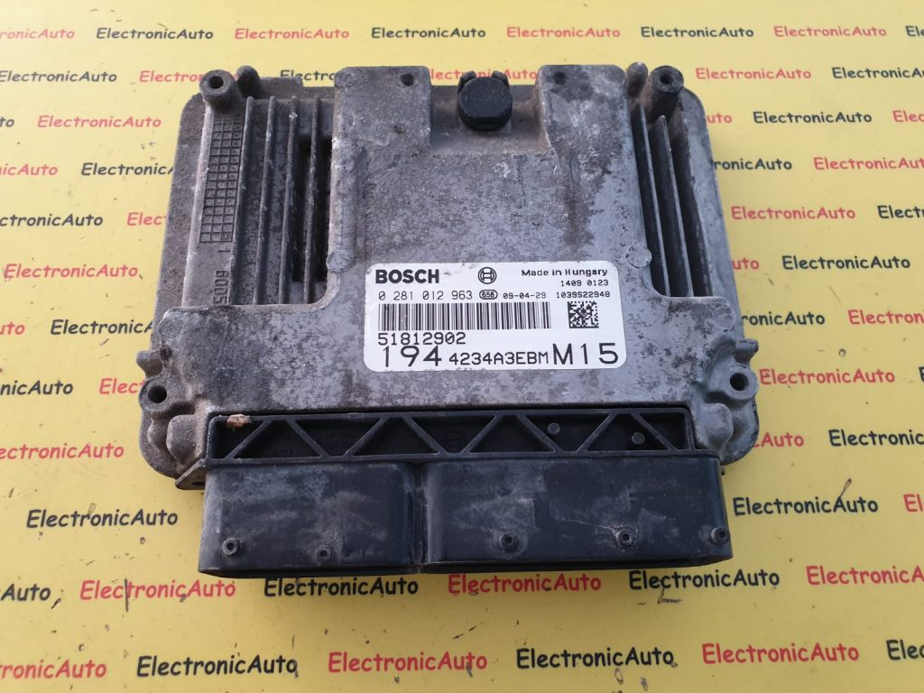 ECU Calculator Motor Fiat Croma 1.9JTD, 0281012963, 51812902