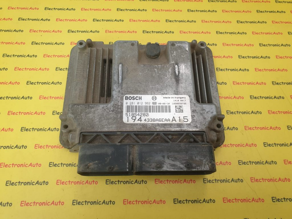 ECU Calculator motor Fiat Croma 1.9JTD 51854282, 0281012962