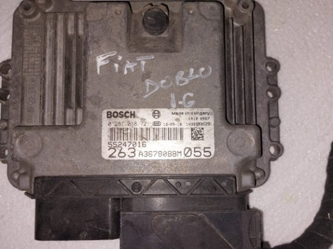 ECU calculator motor Fiat Doblo 1.6 jtd COD: 0281018721