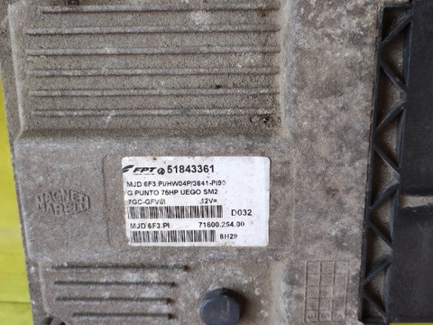 ECU Calculator Motor Fiat Grande Punto . Motorizare: 1.3JTD Cod: 7160025400