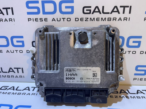 ECU Calculator Motor Ford C-Max 1.6 TDCI 2004 - 2010 Cod 3M51-12A650-MA 0281011263