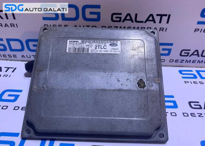 ECU Calculator Motor Ford Fiesta MK 5 1.3 2002 - 2008 Cod 3S61-12A650-BC 3S6112A650BC S118107010C [L3246]