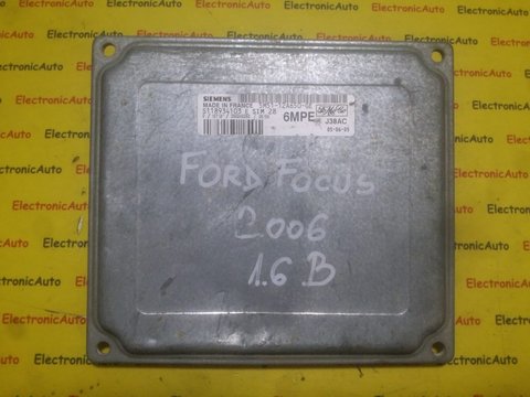 ECU Calculator motor Ford Focus 1.6 5M5112A650GE, S118934103E