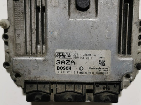 ECU Calculator motor Ford Focus 1.6 tdci 3U71-12A650-SA 0281011618 (#C-R19)