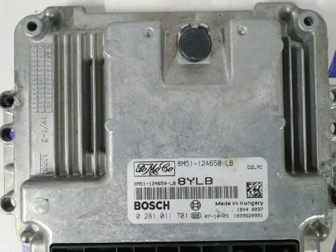 ECU Calculator motor Ford Focus 1.6 tdci cod 8M51-12A650-LB 0281011701