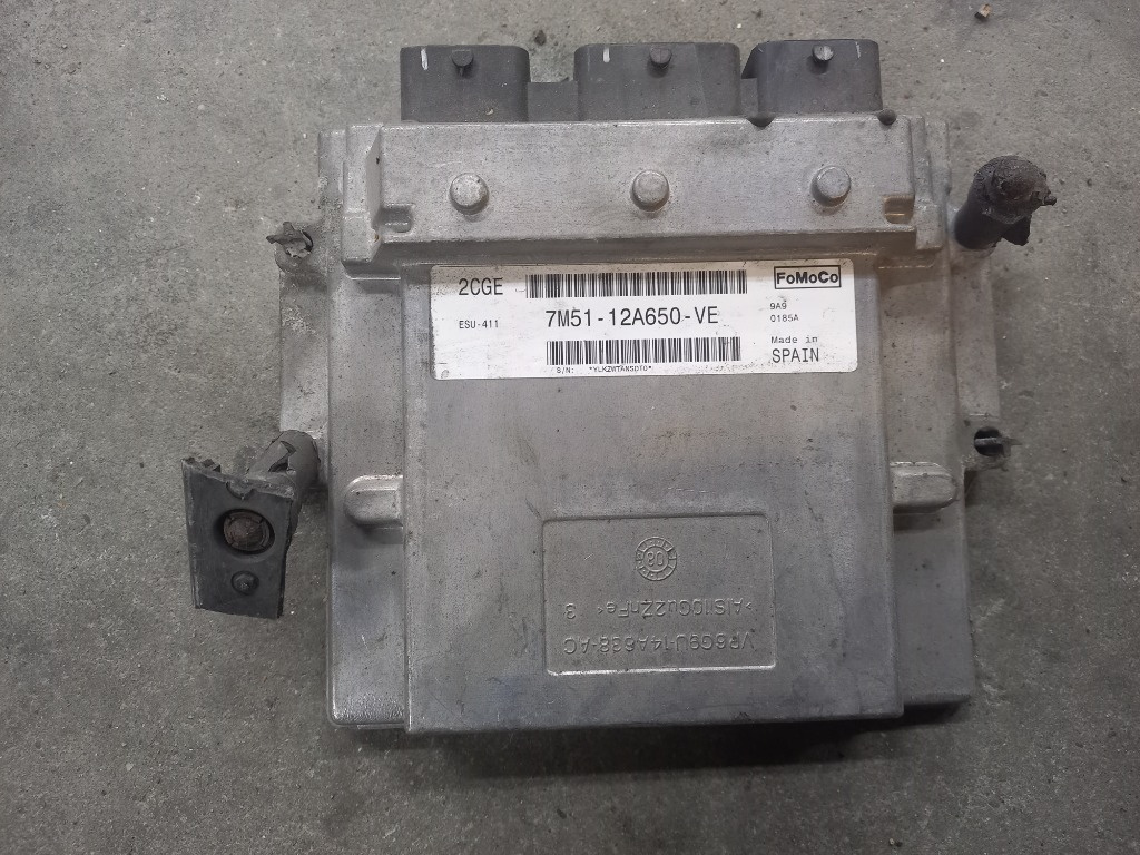 ECU Calculator motor Ford Focus 1.8 ESU-411 COD 7M51-12A650-VE 7M5112A650VE