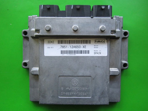 ECU Calculator motor Ford Focus 2.0 7M51-12A650-XE ESU-411