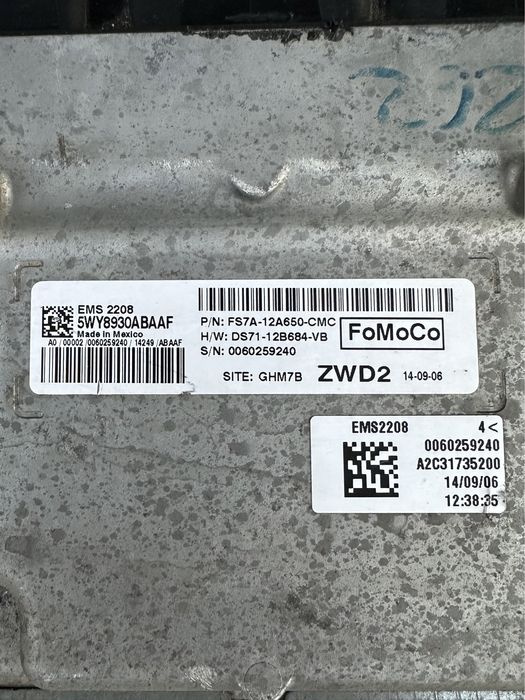 Ecu / Calculator motor Ford Mondeo MK5 2