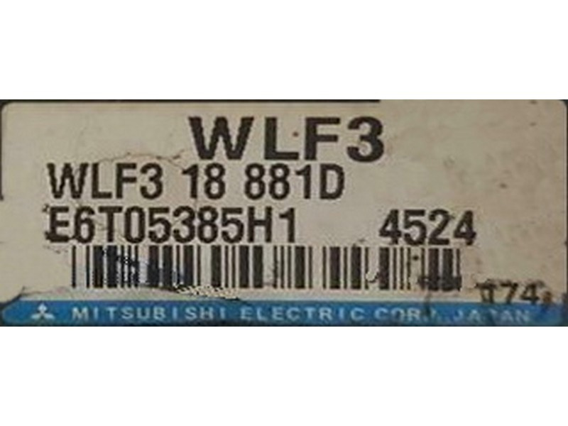 ECU Calculator motor Ford Ranger 2.5 E6T05385H1 WLF318881D {