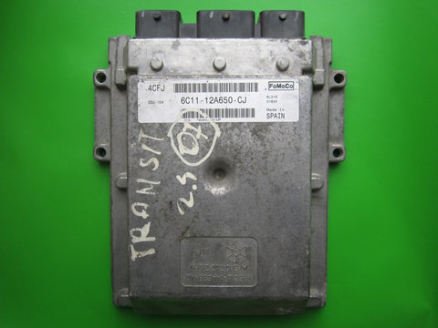 ECU Calculator motor Ford Transit 2.4TDCI 6C11-12A650-CJ DCU-104`