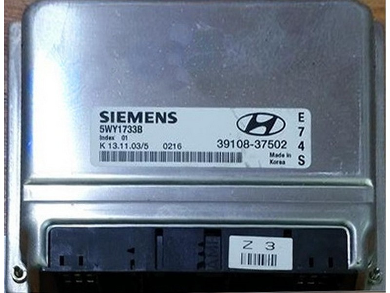 ECU Calculator motor Hyundai Santa Fe 2.7 39108-37502 5WY1733B SIMK62{