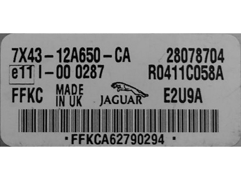 ECU Calculator motor Jaguar X-Type 2.2TDCI 7X43-12A650-CA E2U9A