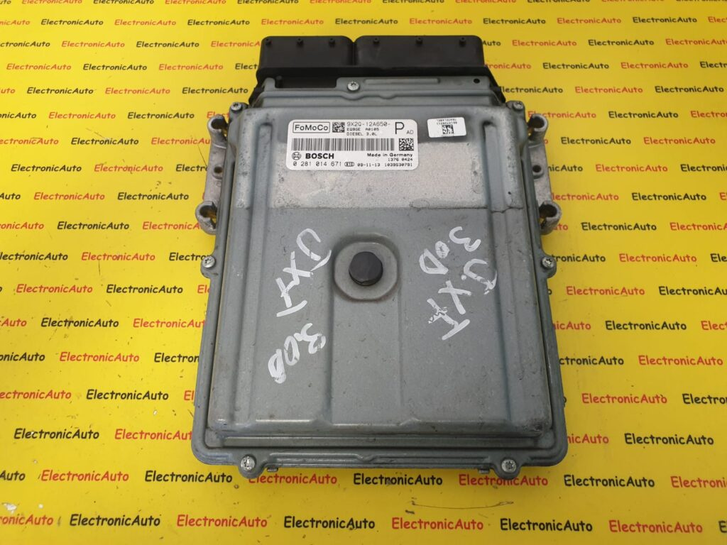 ECU Calculator Motor Jaguar XF 3.0TD, 0281014671, 9X2Q-12A650-PAD, EQ9GE