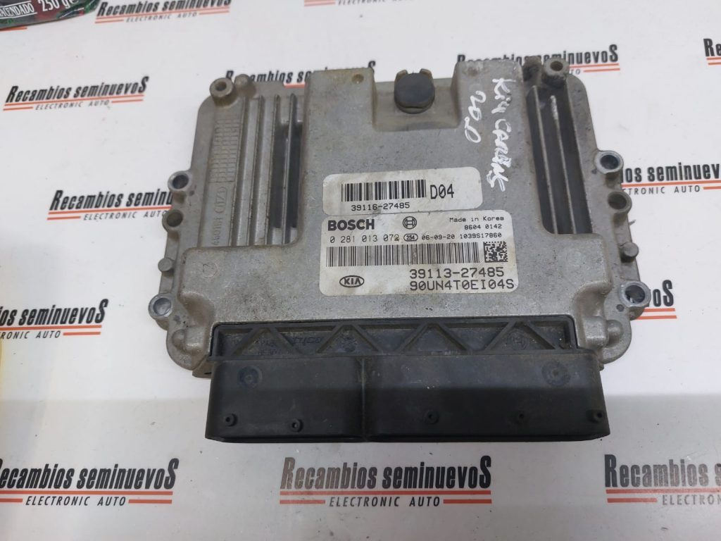 ECU Calculator motor KIA CARENS, 0281013072, 3911327485,