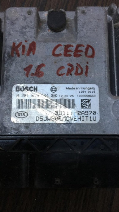 ECU Calculator Motor Kia Ceed 1.6 CRDI, 391112A970