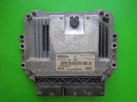 ECU Calculator motor Lancia Delta 2.0JTD 51892673 0281017792 EDC16C39