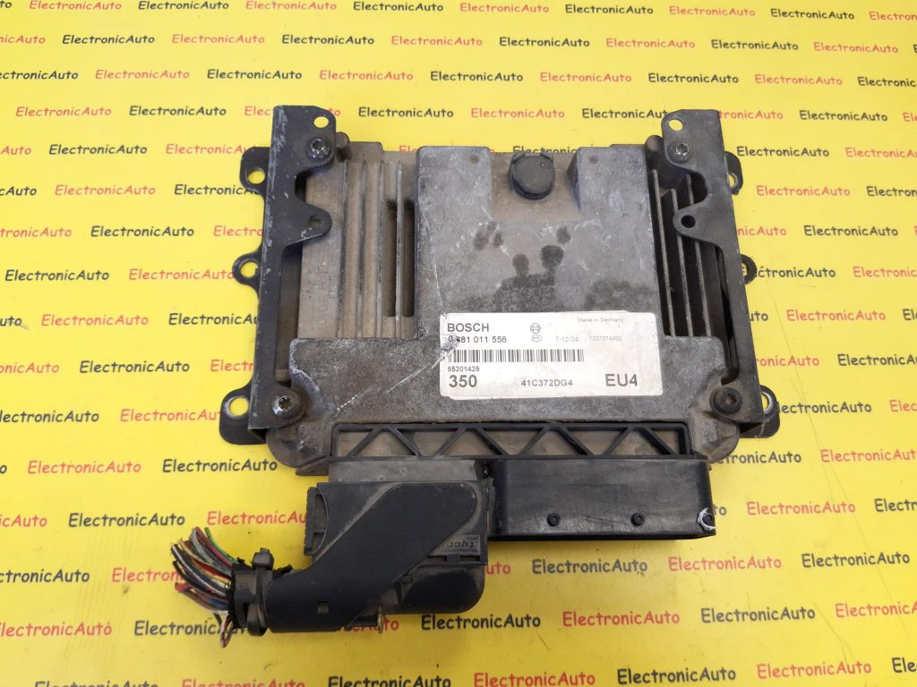 ECU Calculator Motor Lancia Musa , 0281011556, 55201425, 35041C372DG4EU4